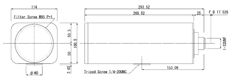 Raymax12.5-775mm長(zhǎng)焦鏡頭尺寸 圖片關(guān)鍵詞